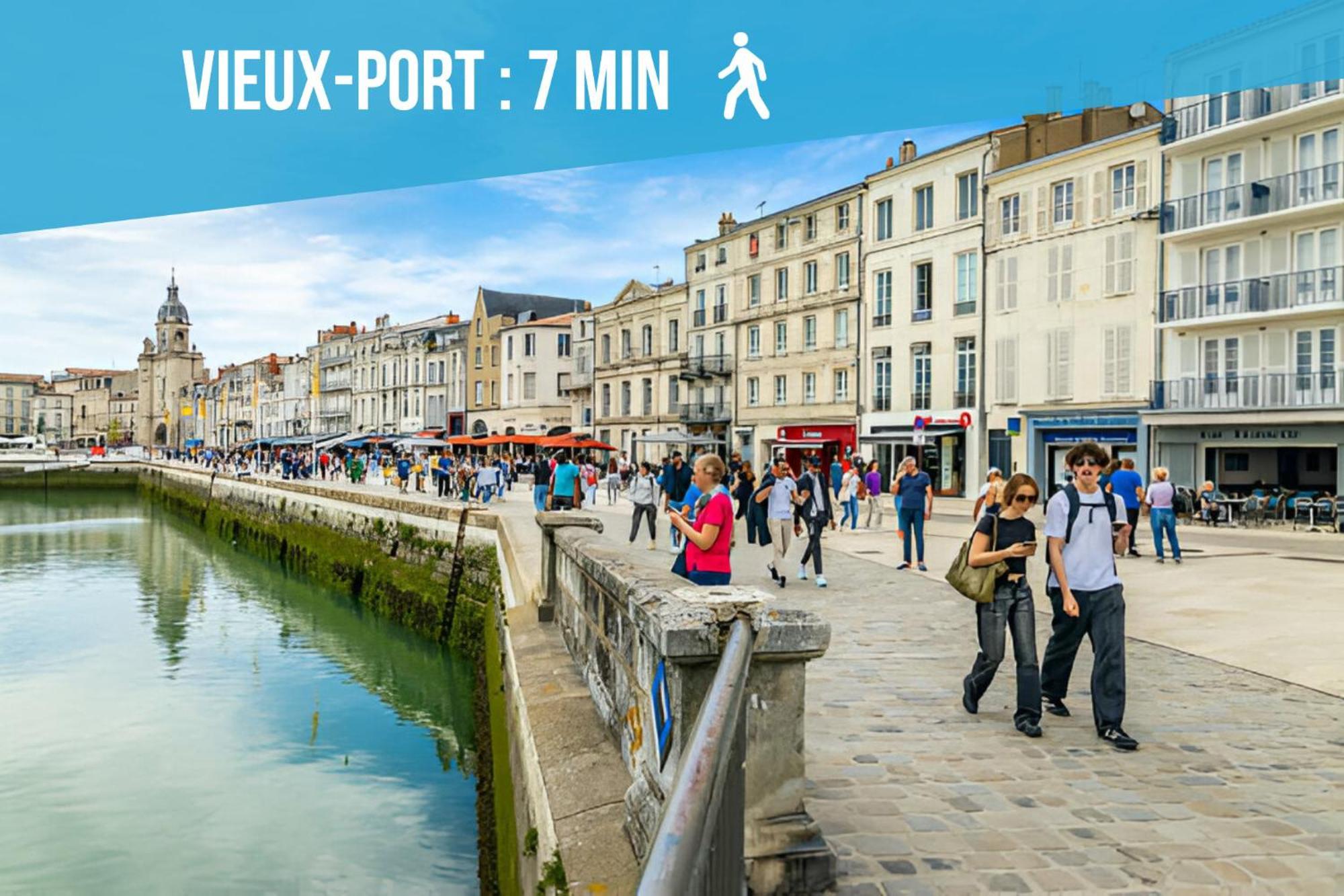 Repaire Central - Chic & Moderne - Wifi Gratuit - Parfaitement Equipe - Centre-Ville Historique La Rochelle  Esterno foto